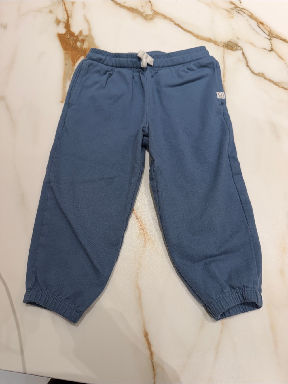 Little planet Kids Blue Elastic Waist Jogger Pants